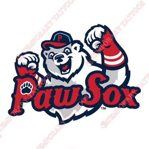 Pawtucket Red Sox Customize Temporary Tattoos Stickers NO.7993